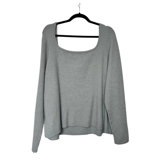 💎 Old Navy Fitted Long Sleeve Rib Knit Top - Picture 3 of 8